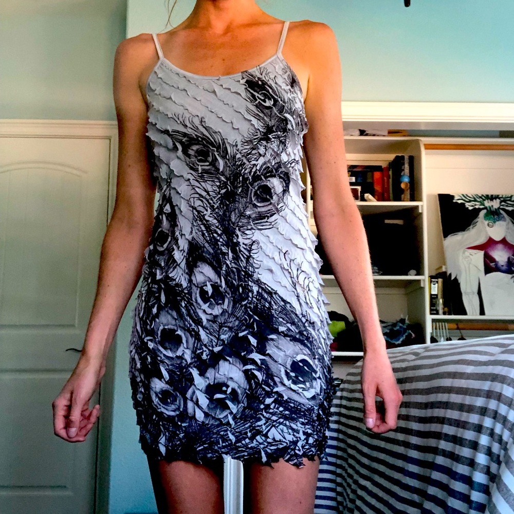 Peacock dress